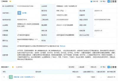 智能云沈阳新公司成立，注册资本1亿布局计算机系统服务